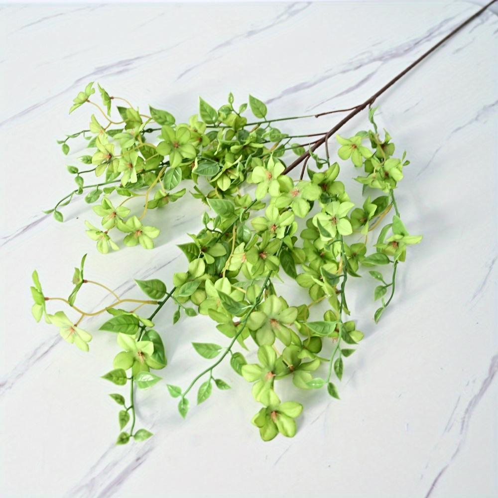 1Ps Outdoor Wedding Simulation Single 7-prong 37.4-inch Fake Flower Decoration for Outdoor Patio Garden Home Wedding Holiday Party Decoration