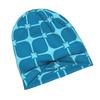 2D Flat Printing Blue Geometric Seamless Pattern Adult Knit Beanie with Style Fits Effortlessly into Seasonal Wardrobes and Pairs Well with Jackets or