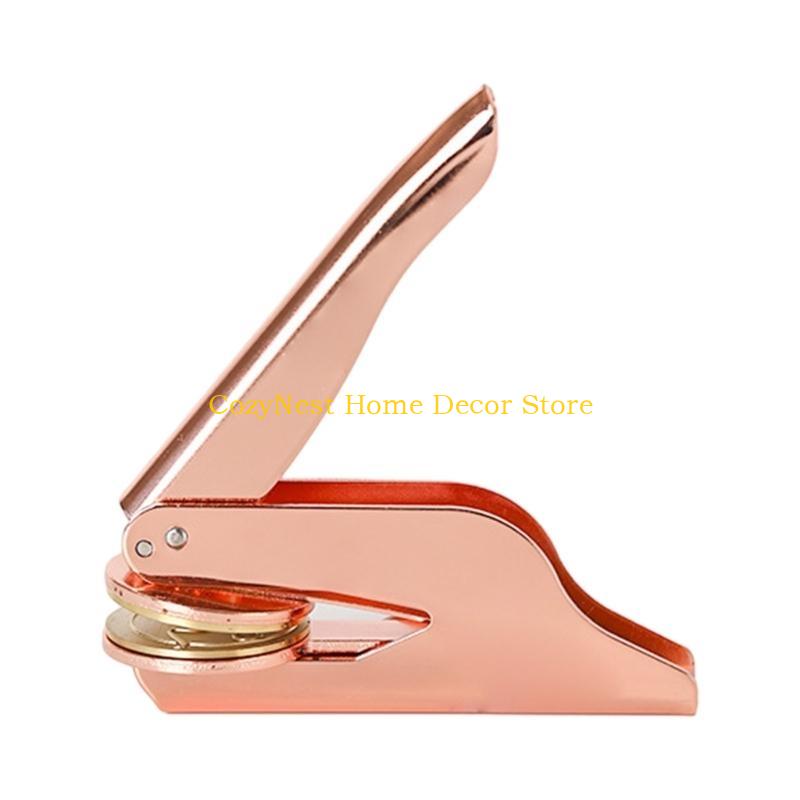 92MF Нержавеющая сталь Печать-тиснитель для книг, конвертов, подарочных этикеток, сертификатов, наград