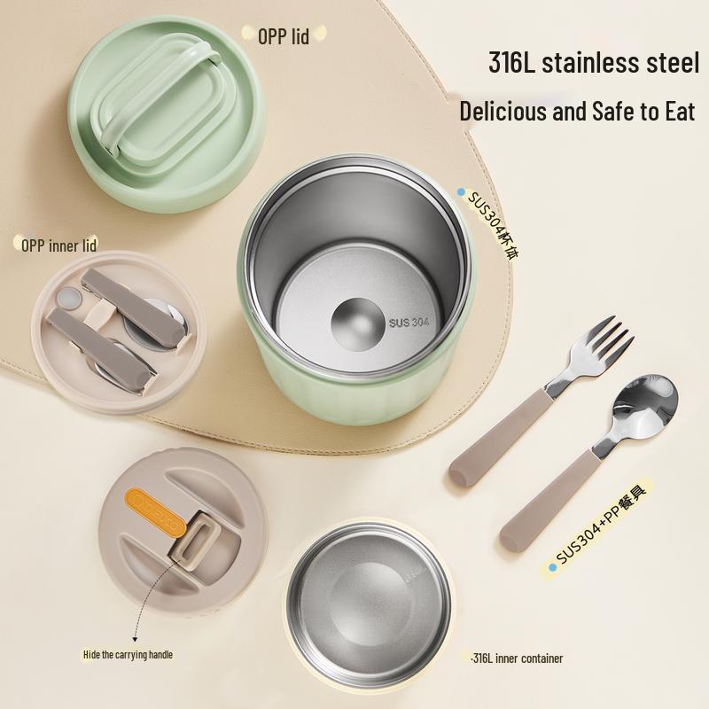 TAFUCO 316 Stainless Steel Thermal Lunch Box - 1.8L