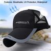 Adjustable Outdoor Space Quick Dry Sun Hat Mesh Baseball Cap Snapback Hats