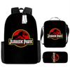 Jurassic Park European and American Retro Schoolbag First Grade~ Fourth Grade Bag Backpack