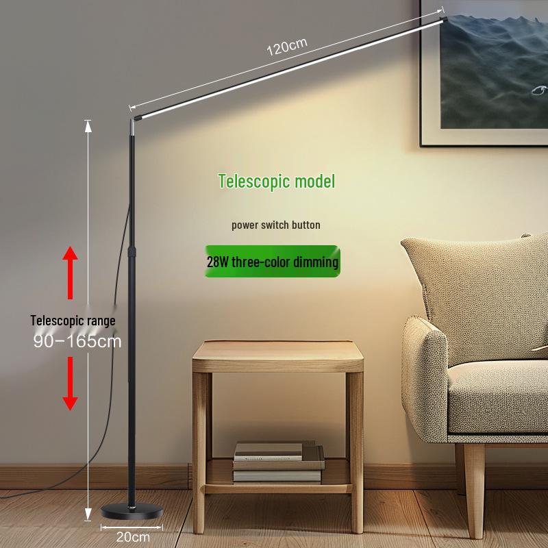 Super Bright T98 LED Floor Lamp for Living Room, Bedroom, or Study - Eye Protection and Ambient Lighting.