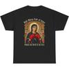 Hail Mary Full of Grace BoxingCatholic HumorPunch The Devil in The FaceReligious Icon100 cotton printed mens Tshirt