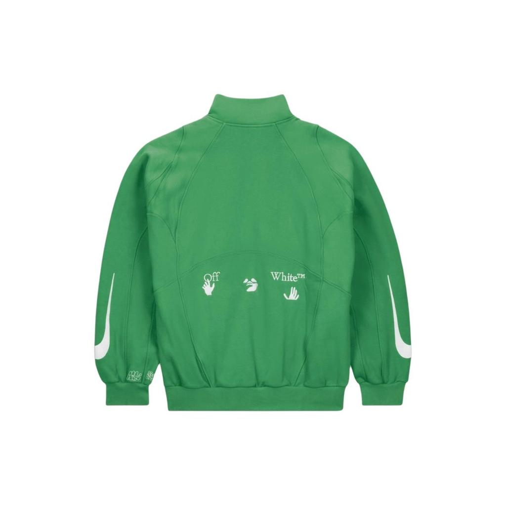 Nike X Off-White Mc Спортивная куртка Азиатский размер 'Kelly Green' Мужская DV4452-389