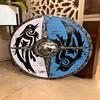 Eivor Valhalla Raven Shield Battleworn Viking Shields Battle Scarred Shields Décor Shield Best Gift For Him