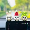 Украшения для приборной панели салона автомобиля Панда Тигр Украшения для центральной консоли Декор Автоаксессуары Украшение для дома и офиса