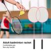 1 комплект ракеток для бадминтона, набор для взрослых, ракетка для бадминтона из сплава на 2 игрока с нескользящими ручками, профессиональное сменное оборудование для тренировок по бадминтону