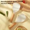 Standing Rice Spoon with Non-Stick Paddle Rice Spatula Spoon Heat Resistant Rice Cooker Spoon Serving Spoon for Grains