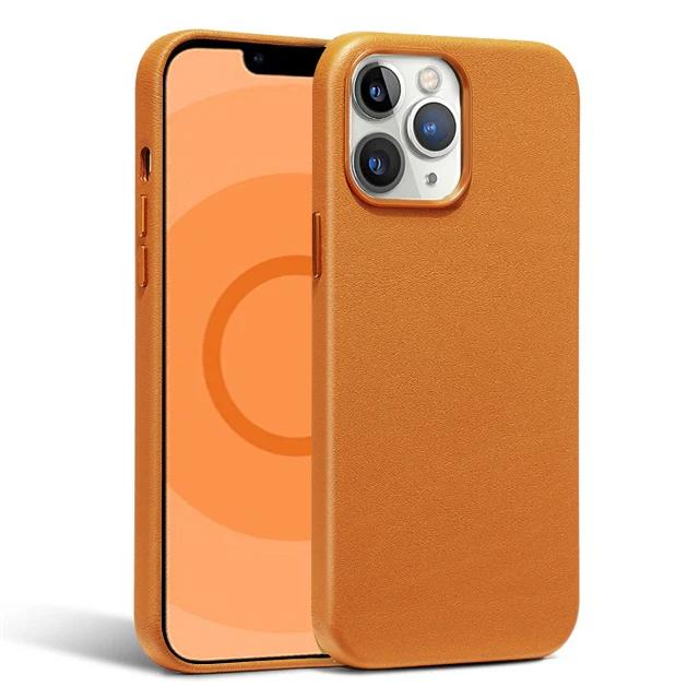 Роскошный кожаный чехол Magsafe для iPhone 13 Mini 14 15 Pro Max Plus Магнитный беспроводной зарядный чехол с анимационной защитной крышкой