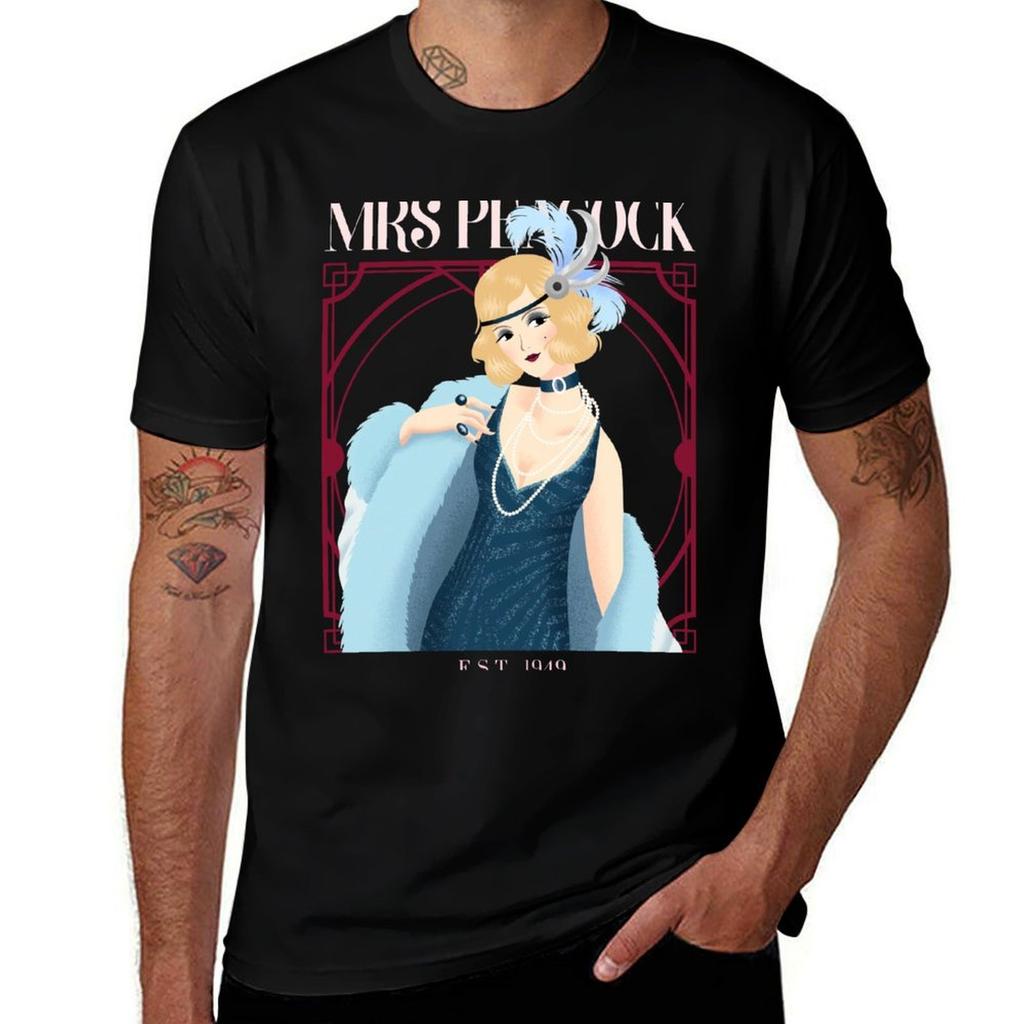 Mrs Peacock Clue aka Cluedo Board Game TShirt Plus Size Comfort Fit Tee