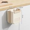 Wall-Mounted Foldable Kitchen Trash Can - Large, Durable, Multifunctional Hanging Bin