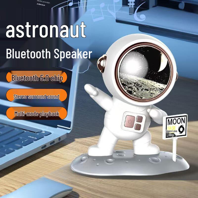 Bluetooth-динамик для астронавтов: Высококачественный звук и большой громкость - Идеальный подарок на день рождения и настольное украшение