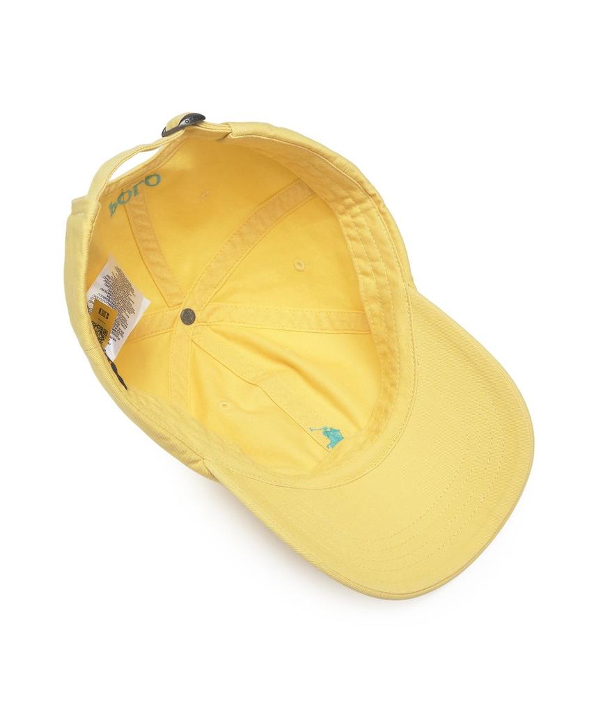 Кепка-бейсболка POLO RALPH LAUREN из хлопка чинос - Желтая