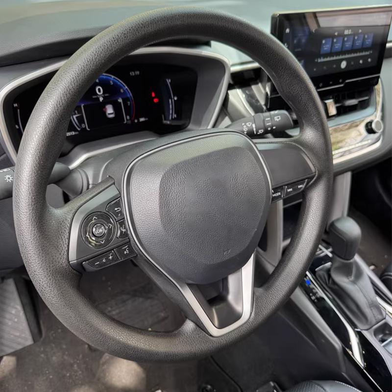 For Toyota Corolla Cross 2024 2025 drip glue steering wheel button sticker car interior modification parts