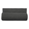 Washed Microfibre Quilted Bedspread "Céleste" All Sizes Vent Du Sud - Céleste Anthracite - 180 X 240 Cm for Single Bed