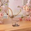 Crane Decoration Ornaments Statue Standing Bird Animal Figurines for Office Indoor Outdoor