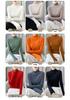 Women's Seamless Pure Wool Base Layer Sweater, Slim-Fit Half-High Neck, Versatile and Trendy.
