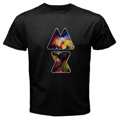 Черная футболка с логотипом рок-группы Coldplay Mylo Xyloto Mx