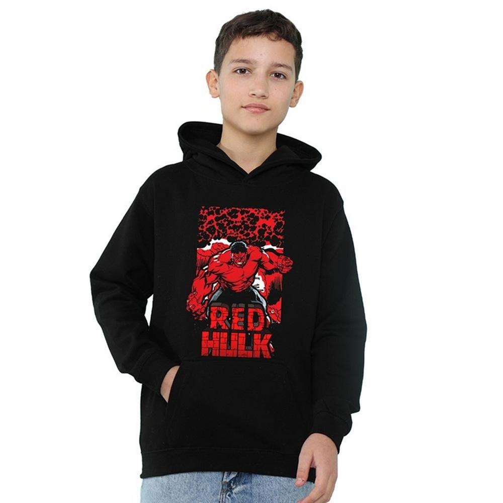 Captain America: Brave New World Childrens/Kids Red Hulk Comic Pull Over Hoodie