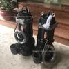 Non-Clog Portable Submersible Sewage Pump, 150WQ100-30, Wear-Resistant Cast Iron.