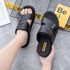 Fashion Men's Summer New Sandals and Slippers Male Thick-soled Leisure Beach Shoes Non-slip Open-toe Breathable Sandal Zapatillas Hombre