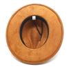 Unisex Western Suede Cowboy Hat Sun Protection Jazz Hat