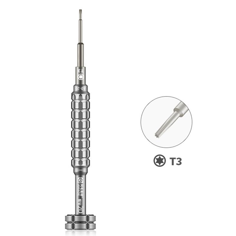1 шт. Прецизионная отвертка y-образная Torx Крестовая T1 T2 T3 T5 Наконечники отверток с ручкой для iPhone 6S 7 8P X Телефон Открывающий ручной инструмент