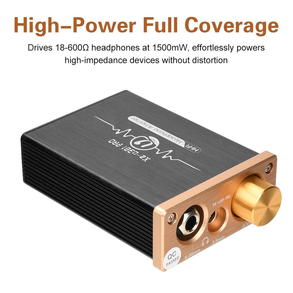 Xz-U301Pro DC 5V Усилитель для наушников класса А Hi-Fi Усилитель для наушников Линейный усилитель для наушников Высокомощный настольный усилитель для наушников