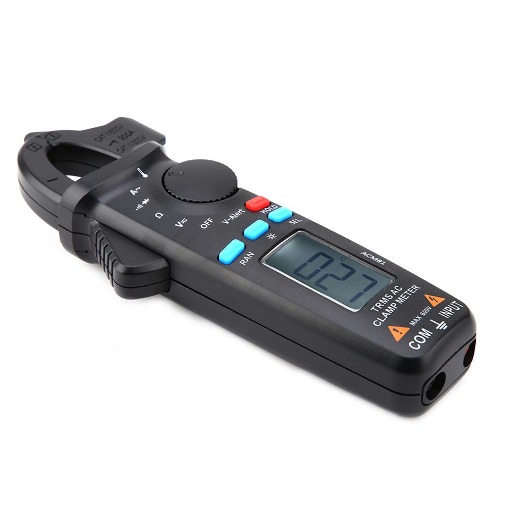 ACM81 Цифровой токоизмерительный клещи True RMS 2000 отсчетов Измеритель тока с автоматическим выбором диапазона Тестер напряжения