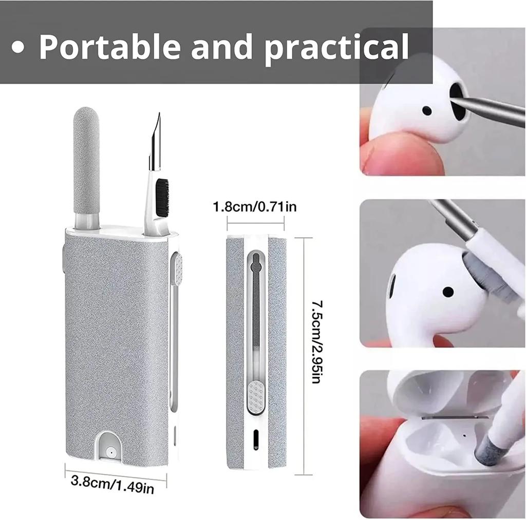 5 в 1 набор щеток для чистки наушников, камера, телефон, планшет, ноутбук, телевизор, инструменты для очистки экрана, ручка для чистки гарнитуры для Airpod Pro 3 2 1