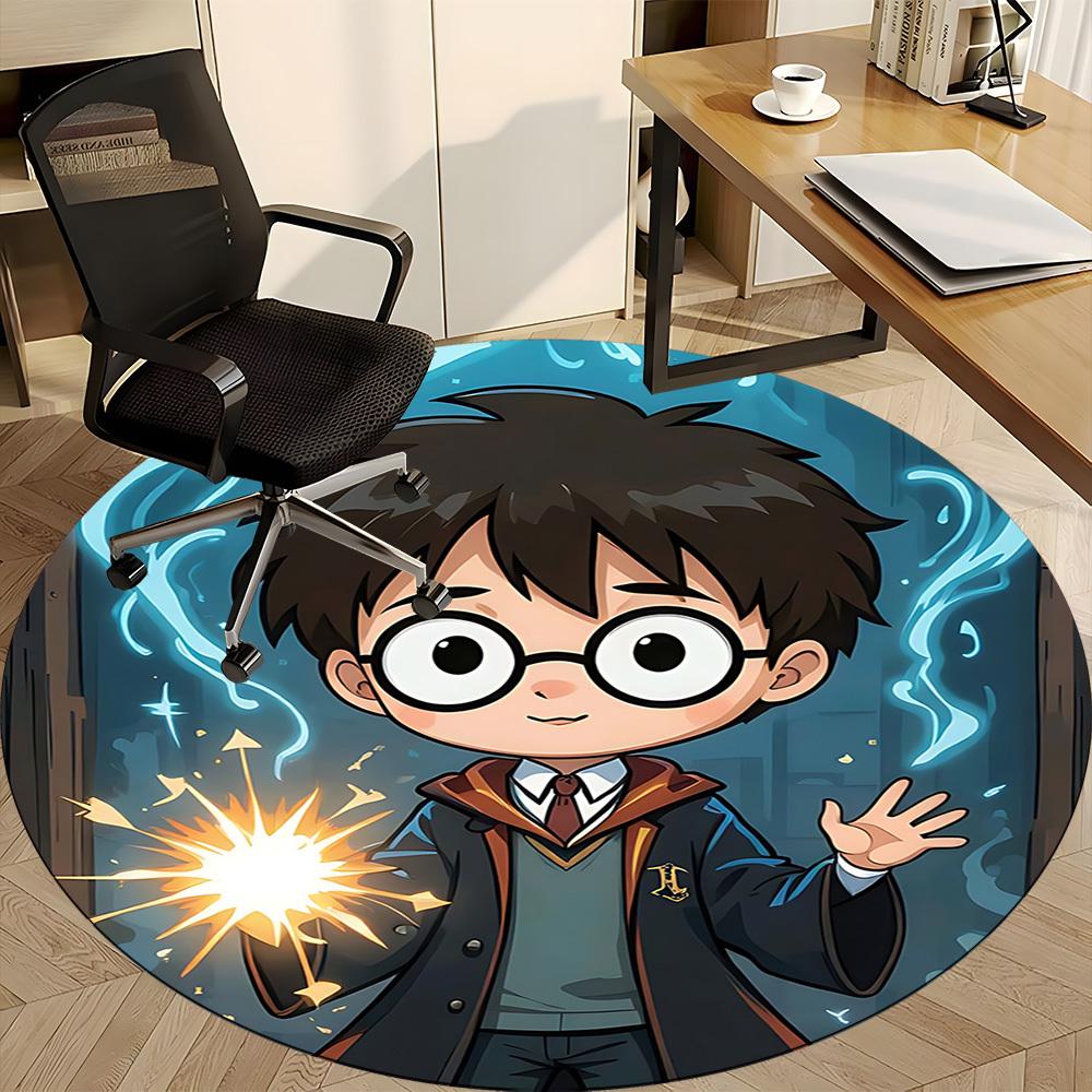 1 шт. Круглый ковер Гарри Поттер для офиса, под офисные стулья, спальни, гостиной, домашний декор a1022246