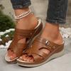 Fashion Summer Women Sexy Platform Slippers Fashion Casual Beach Shoes Retro Orthopedic Sandals Peep Toe Comfort Slippers Slides Women