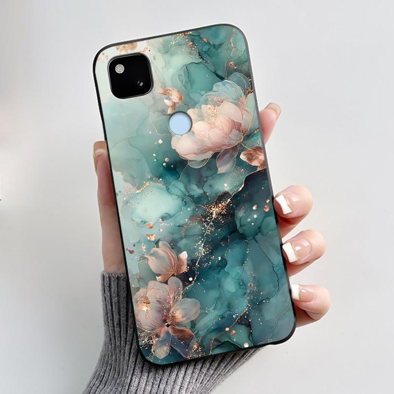 Чехол для телефона Google Pixel 4a 4G / 4a 5G, Ультратонкий, Тонкий, Эстетичный, Роскошный, Милый, Крутой, Для Мальчиков, Девочек, Мягкий Силикон, Матовый Чехол