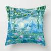Клод Моне, чехол для подушки из полиэстера с принтом, чехол для дивана, пейзаж, всемирно известная картина маслом, декоративная наволочка, домашний декор