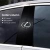 2 шт. Наклейки на центральную стойку автомобиля Автомобильный логотип Наклейки на среднюю колонку Для F SPORT ES RX NX LS UX LM LX GX LC RZ IS CT GS RC HS SC