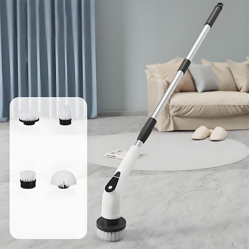 9 В 1 Беспроводная Портативная Электрическая Вращающаяся Щетка Ручная для Ванны Кухни Многофункциональная Электрическая Чистящая Щетка