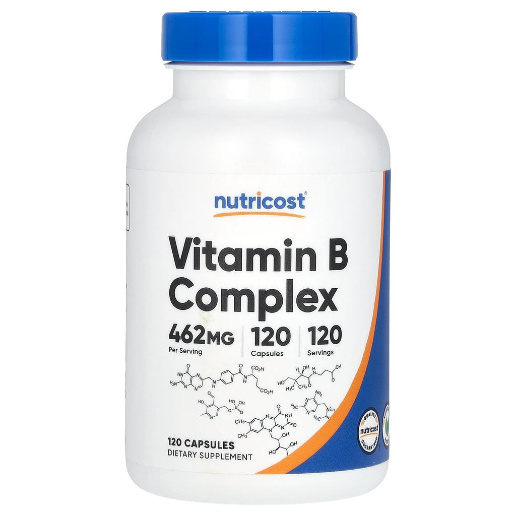 Vitamin B Complex, 462Mg, 120 Capsules