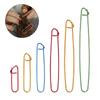 6 Pieces Knitting Stitches Holder Set Aluminum Yarn Stitches Holders Needle Markers Accessories for Knitting Notions