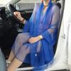 Spring and Summer Lightweight Chiffon Scarf Ultra Thin Solid Color Ice Silk Scarf Long Beach Sun Protection Cape Beach Towel