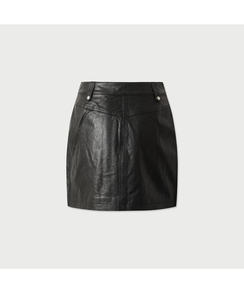 IROWOMEN Omael Leather Mini Skirt Iokaa25107Bkx