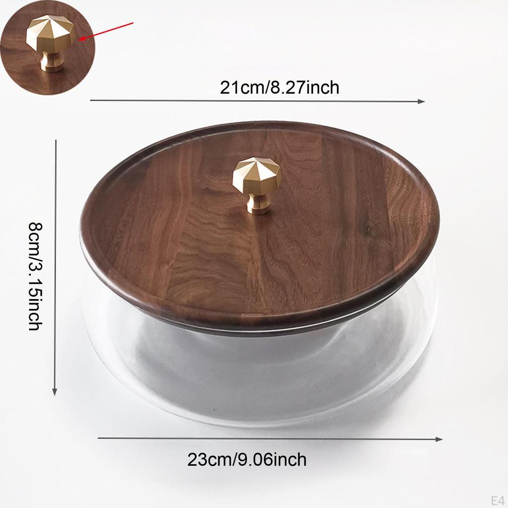 Airtight Glass Container with Lid for Nuts And Snacks