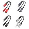 Портативный USB C звуковой адаптер Позволяет заряжать во время воспроизведения музыки Работает с основными марками телефонов