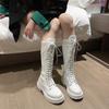 Fashion Women's Boots 2025 Autumn Winter New Chunky Platform Female Long Boots Korean Fashion Strap Knee High Boots Woman Botas De Mujer