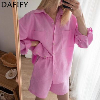 Женские модные летние весенние повседневные однотонные шорты с длинными рукавами и принтом поло, костюмы