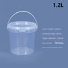 Food Buckets Plastic Bucket Container Clear Sealing Packaging Case Useful Storage Pail
