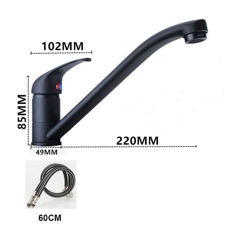 Zinc Alloy Kitchen Sink Faucet Bathroom Basin Faucet Hot Cold Wash Mixer Crane Tap 360 Rotation Sink Faucets Single Handle