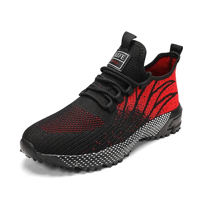 Fashion Men Casual Shoes Breathable Flats Mens Walking Shoes Athletic Jogging Running Mesh Lightweight Sport Sneakers Shoes Zapatillas