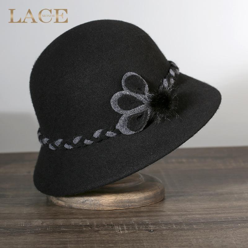 Шапки для женщин среднего возраста и пожилых женщин, осенне-зимние шерстяные шапки-лопатки, цилиндры, толстые теплые шапки для рыбаков для мам