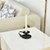 European Style Handheld Metal Candlestick Anti-slip Tabletop Candles Stand  Aromatherapy